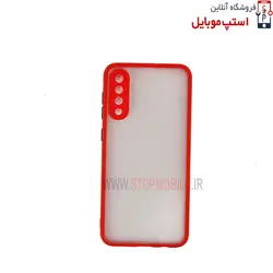 قاب گوشی سامسونگ Galaxy A50S مدل پشت مات محافظ لنز دار