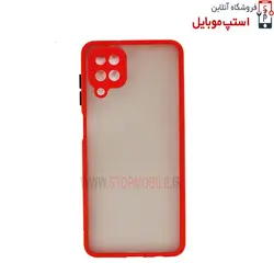 قاب گوشی سامسونگ Galaxy A42 مدل پشت مات محافظ لنز دار