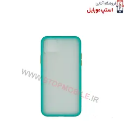 قاب گوشی آیفون IPHONE 12 PRO مدل پشت مات محافظ لنز دار