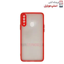 قاب گوشی سامسونگ Galaxy A10S  مدل پشت مات محافظ لنز دار