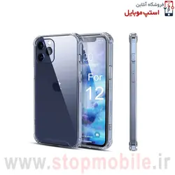 قاب گوشی آیفون iPhone 12 Pro Max  مدل ژله ای شفاف (کپسولی)