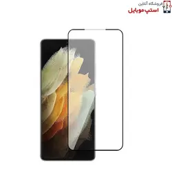 گلس  تمام چسب سامسونگ SAMSUNG GALAXY S21 ULTRA از نوع شیشه ای برند میتوبل
