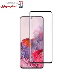 گلس  تمام چسب سامسونگ SAMSUNG GALAXY S20 از نوع شیشه ای برند میتوبل