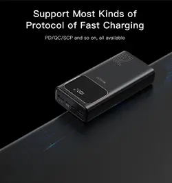 پاوربانک یسیدو مدل YP30 با ظرفیت 20000 میلی آمپر