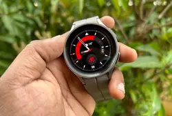 محافظ صفحه نمایش ساعت هوشمند سامسونگ Galaxy Watch 5 Pro تمام چسب از جنس شیشه ای تمپرد