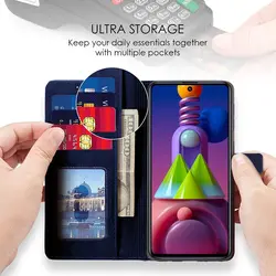 کیف مگنت دار سامسونگ A54 طرح چرم