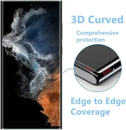 گلس فول  تمام چسب سامسونگ SAMSUNG GALAXY S9 PLUS مدل RED LABEL