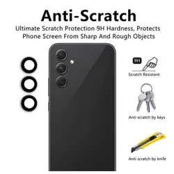 گلس لنز دوربین گوشی سامسونگ A34 از نوع رینگی