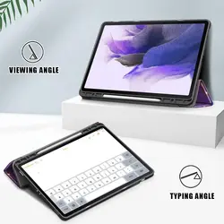 کیف کلاسوری اورجینال تبلت سامسونگ Tab A9+ (2023) 11 inch SM-X215 به همراه جای قلم