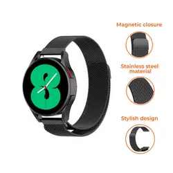 بند واچ فلزی میلانس مناسب سامسونگ Galaxy Watch Active 2 40mm سایز 20MM