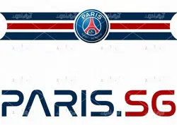 طرح پرچم تیم پاری سن ژرمن برای چاپ روی تیشرت سابلیمیشن