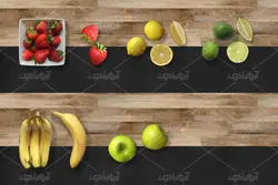موکاپ سبزی و گوشت محصولات غذایی