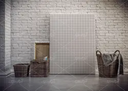 موکاپ بوم نقاشی در اندازه های مختلف و پس زمینه ی متفاوت