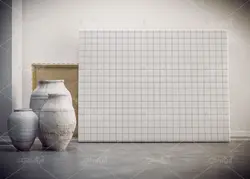 موکاپ بوم نقاشی در اندازه های مختلف و پس زمینه ی متفاوت