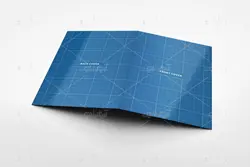 موکاپ فایل برگه درنماهای مختلف روی میز