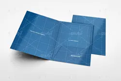 موکاپ فایل برگه درنماهای مختلف روی میز