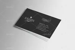 موکاپ برگه  قرارداد و کارت ویزیت روی میز همراه عینک