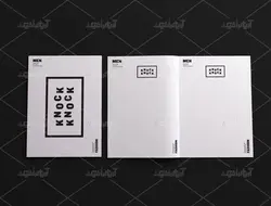 موکاپ مجموعه تبلیغاتی چابی برگه و پاکت و پیکسل