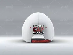 موکاپ کلاه نقاب دار سفید