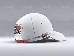 موکاپ کلاه نقاب دار سفید