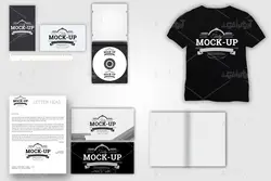 موکاپ لوازم الکترونیک دوربین و لبتاب همراه گیتار و ساعت