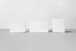 موکاپ قوطی پودر و مواد بهداشتی با جعبه و کارتن  در سایز و اندازه های مختلف