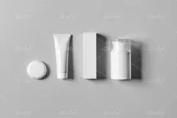 موکاپ لوارم بهداشتی و آرایشی پودر و کرم در نماهای مختلف