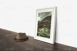 موکاپ قاب عکس روی میز در زاویه های متفاوت