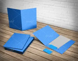 موکاپ پرونده و پوشه کاغذی از زاویه های مختلف