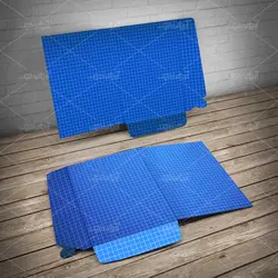 موکاپ پرونده و پوشه کاغذی از زاویه های مختلف