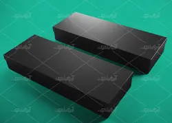 موکاپ جعبه بسته بندی با درب در انداره های مختلف