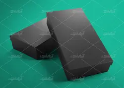موکاپ جعبه بسته بندی با درب در انداره های مختلف