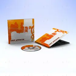 موکاپ CD همراه کاور