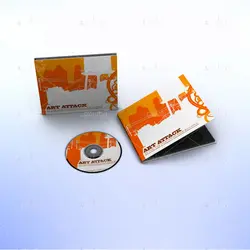 موکاپ CD همراه کاور