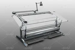 موکاپ میز نقشه کشی مهندسی از زاویه های مختلف