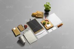 موکاپ منوی مواد مورد نیاز آشپزی