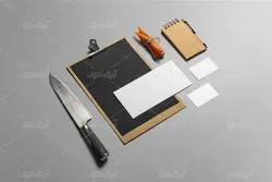 موکاپ منوی مواد مورد نیاز آشپزی