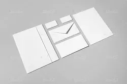 موکاپ کارت ویزیت پاکت نامه برگه کاغذ