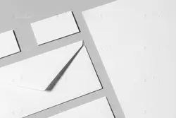 موکاپ کارت ویزیت پاکت نامه برگه کاغذ