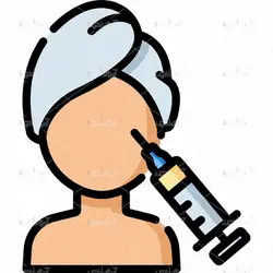 عکس با کیفیت تزریق بوتاکس صورت خانم