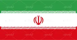 دانلود وکتور پرچم سه رنگ ایران با تم روشن