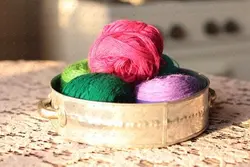 عکس باکیفیت کاموا رنگی