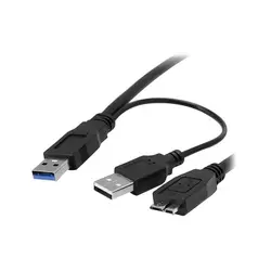 کابل Micro USB 3.0 همراه پورت تقویت کننده USB 2.0 (هارد) فرانت FN-U3CY02