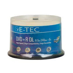 DVD خام 8.5 گیگابایتی - DVD 9 ایتک E-TEC