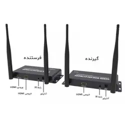 انتقال بی سیم تصاویر HDMI با مسافت 200 متر تی سی تی TC-HWX-200