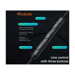 هندزفری سیمی لایتنینگ مکدودو Mcdodo Earplug Digital Earphone For Lightning HP-1040