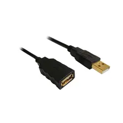 کابل افزایش طول زغال دار USB 2.0 فرانت FN-U2CF30