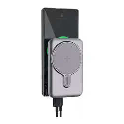 پاور بانک و شارژر بی سیم 10000 رسی RECCI MAGNETIC WIRELESS POWER BANK RPB-P15