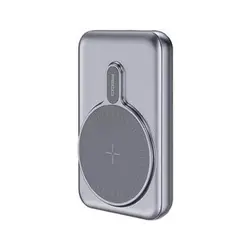 پاور بانک و شارژر بی سیم 10000 رسی RECCI MAGNETIC WIRELESS POWER BANK RPB-P15