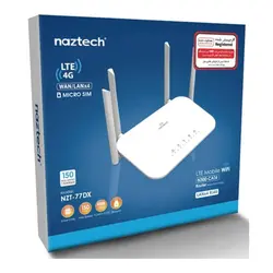 مودم روتر 4G LTE بی سیم نزتک Naztech NZT-77DX